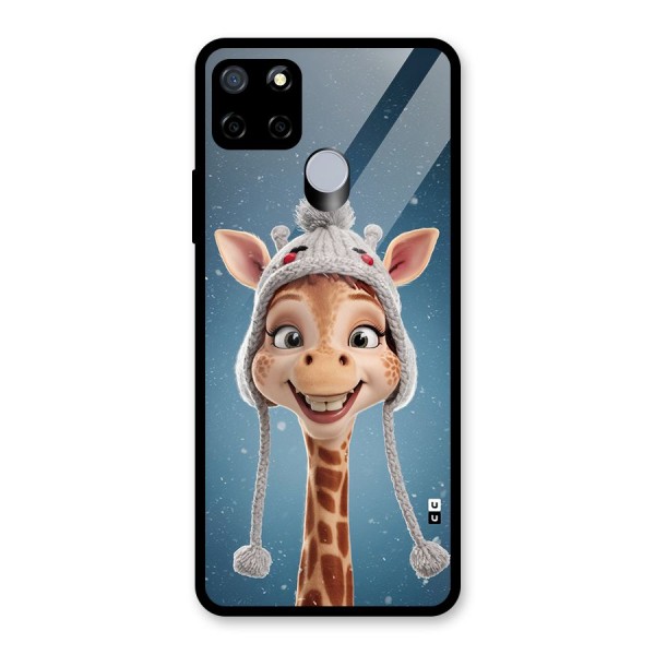 Funny Giraffe Glass Back Case for Realme C15