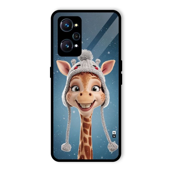 Funny Giraffe Glass Back Case for Realme GT 2