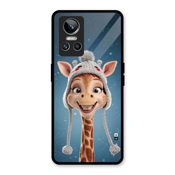 Funny Giraffe Glass Back Case for Realme GT Neo 3