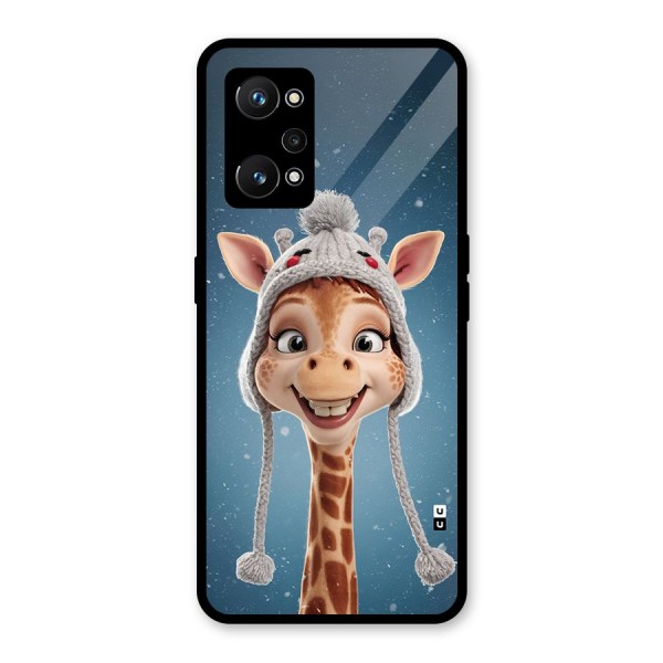 Funny Giraffe Glass Back Case for Realme GT Neo 3T