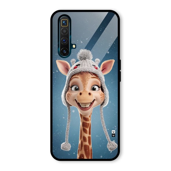 Funny Giraffe Glass Back Case for Realme X3 SuperZoom