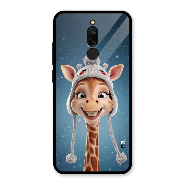 Funny Giraffe Glass Back Case for Redmi 8