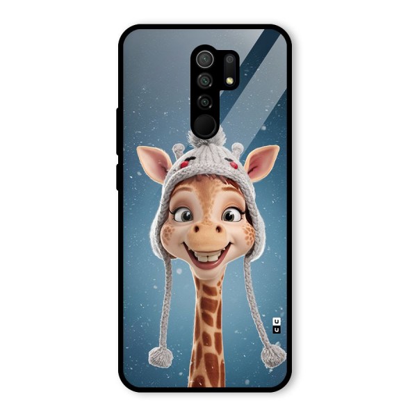 Funny Giraffe Glass Back Case for Redmi 9 Prime