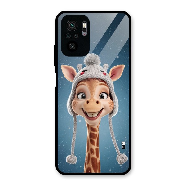 Funny Giraffe Glass Back Case for Redmi Note 11 SE