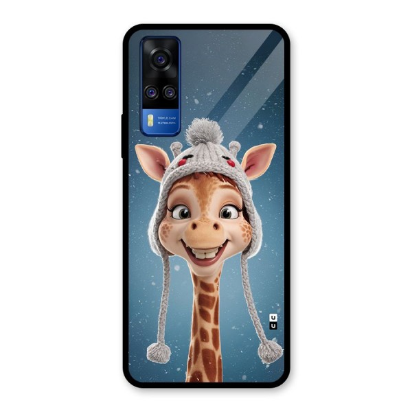 Funny Giraffe Glass Back Case for Vivo Y51