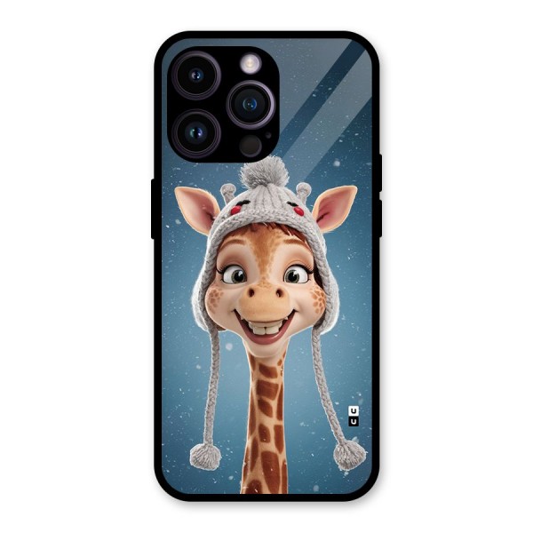 Funny Giraffe Glass Back Case for iPhone 14 Pro Max