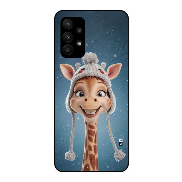 Funny Giraffe Metal Back Case for Galaxy A23