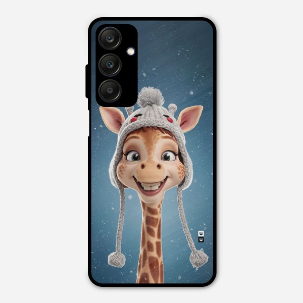 Funny Giraffe Metal Back Case for Galaxy A25 5G