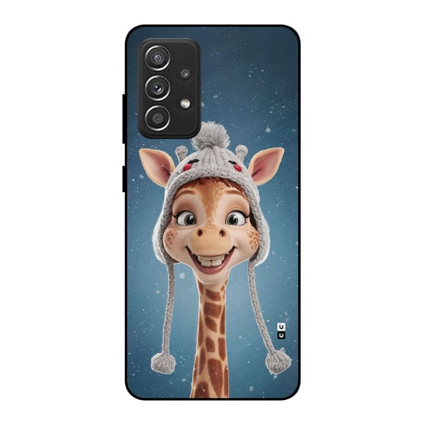 Funny Giraffe Metal Back Case for Galaxy A52