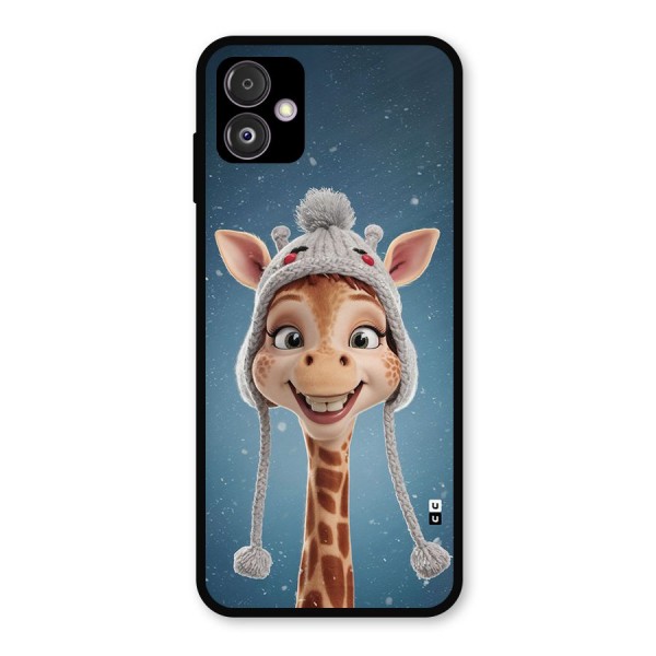 Funny Giraffe Metal Back Case for Galaxy F14