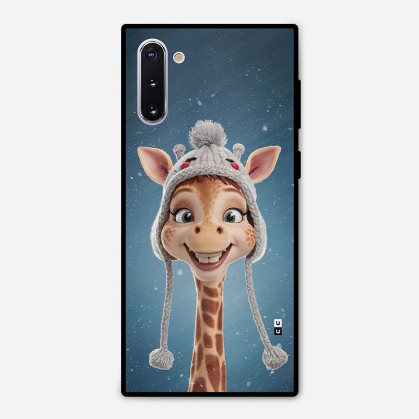 Funny Giraffe Metal Back Case for Galaxy Note 10