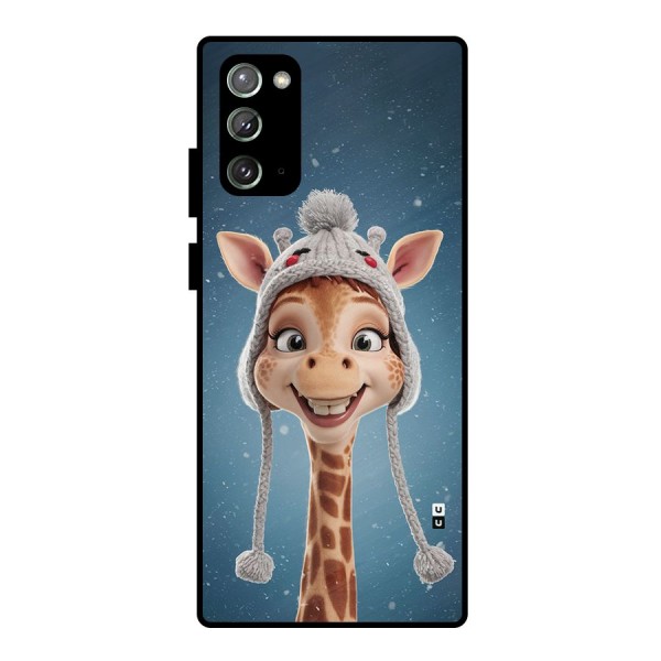 Funny Giraffe Metal Back Case for Galaxy Note 20