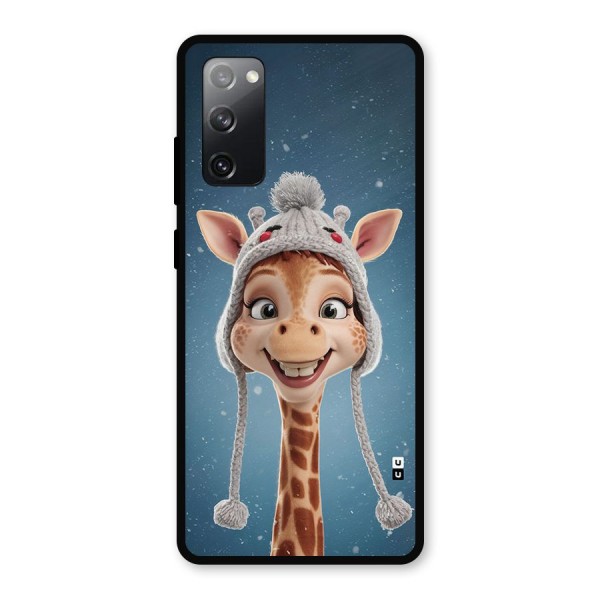 Funny Giraffe Metal Back Case for Galaxy S20 FE