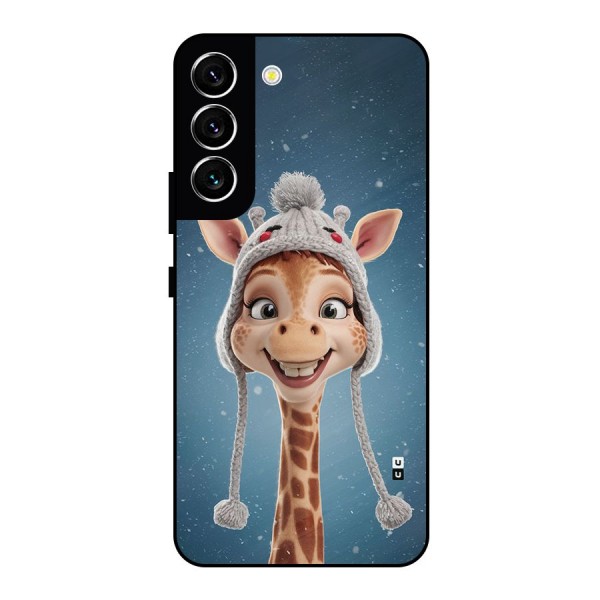 Funny Giraffe Metal Back Case for Galaxy S22 5G