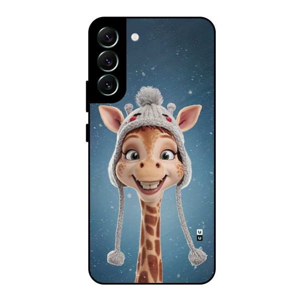 Funny Giraffe Metal Back Case for Galaxy S22 Plus 5G