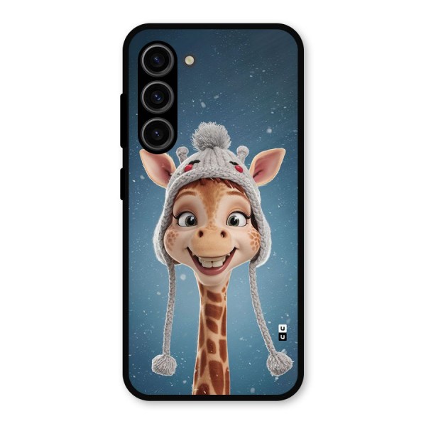 Funny Giraffe Metal Back Case for Galaxy S23