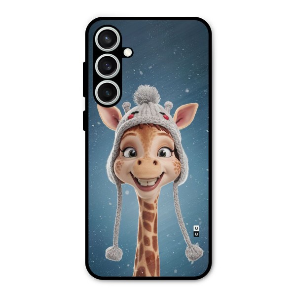 Funny Giraffe Metal Back Case for Galaxy S23 FE