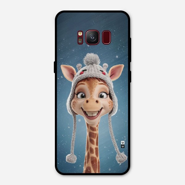 Funny Giraffe Metal Back Case for Galaxy S8