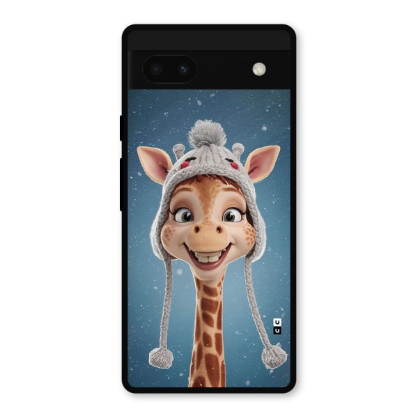 Funny Giraffe Metal Back Case for Google Pixel 6a