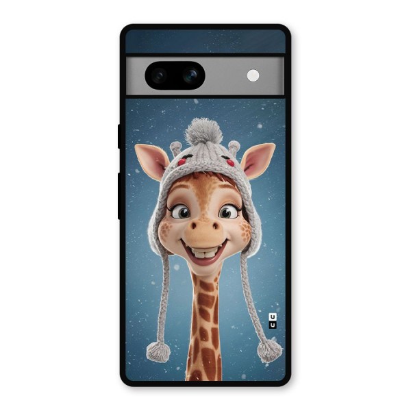 Funny Giraffe Metal Back Case for Google Pixel 7a