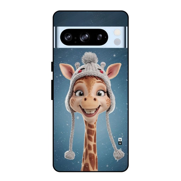 Funny Giraffe Metal Back Case for Google Pixel 8 Pro