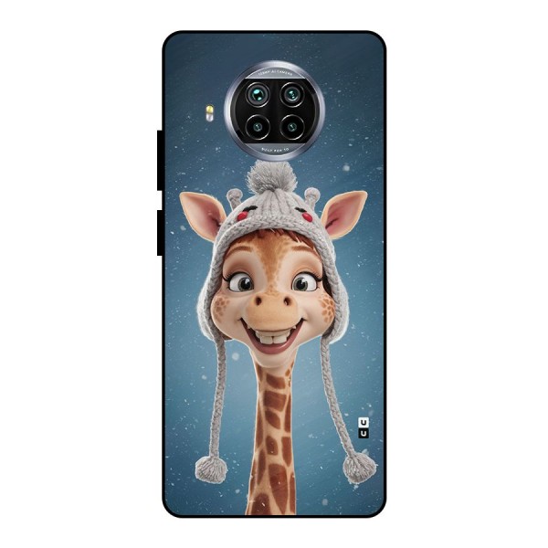 Funny Giraffe Metal Back Case for Mi 10i