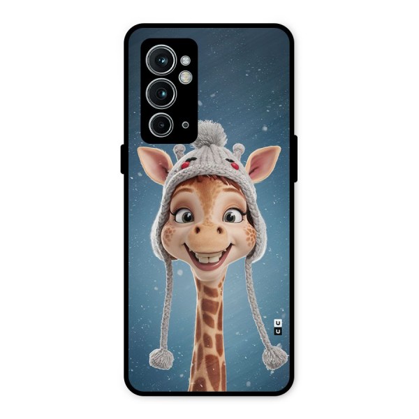 Funny Giraffe Metal Back Case for OnePlus 9RT 5G