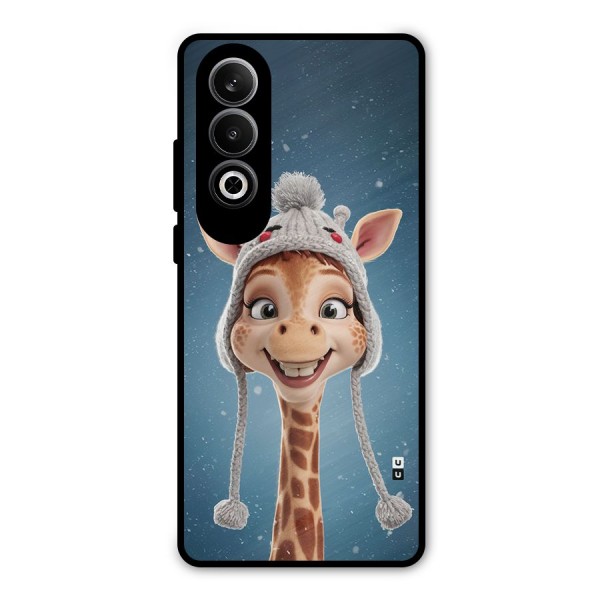 Funny Giraffe Metal Back Case for OnePlus Nord CE4