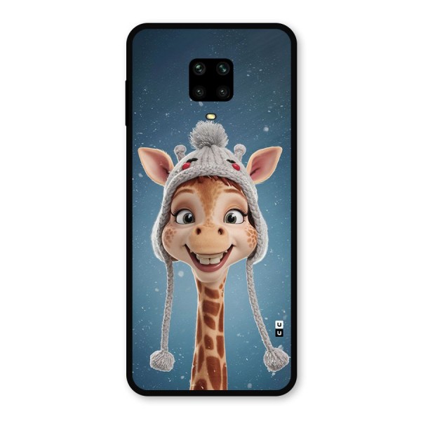 Funny Giraffe Metal Back Case for Poco M2