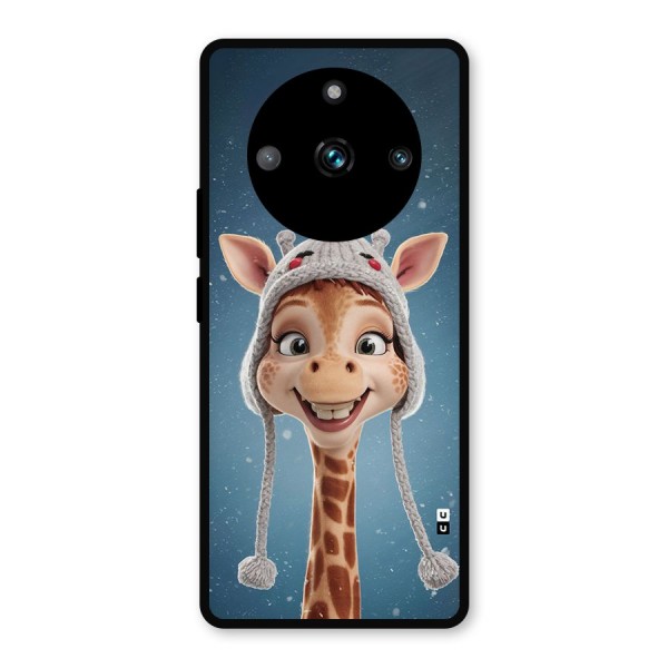 Funny Giraffe Metal Back Case for Realme 11 Pro