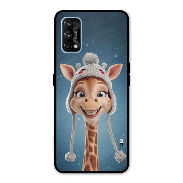 Funny Giraffe Metal Back Case for Realme 7 Pro