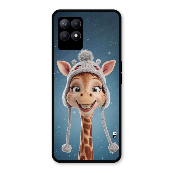 Funny Giraffe Metal Back Case for Realme 8i