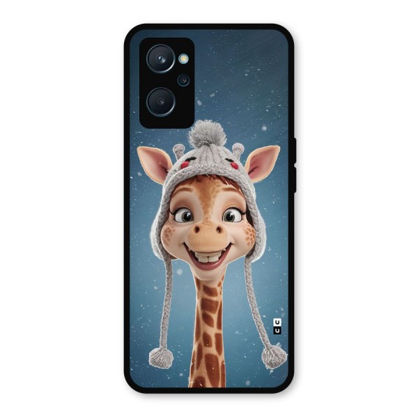 Funny Giraffe Metal Back Case for Realme 9i