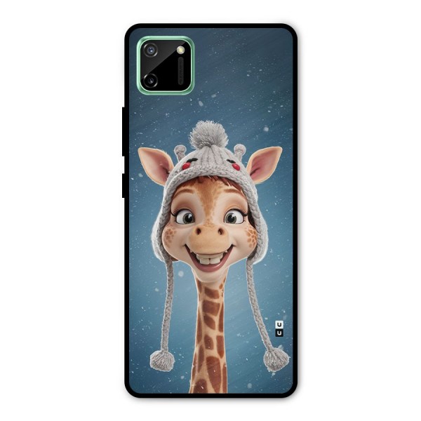 Funny Giraffe Metal Back Case for Realme C11