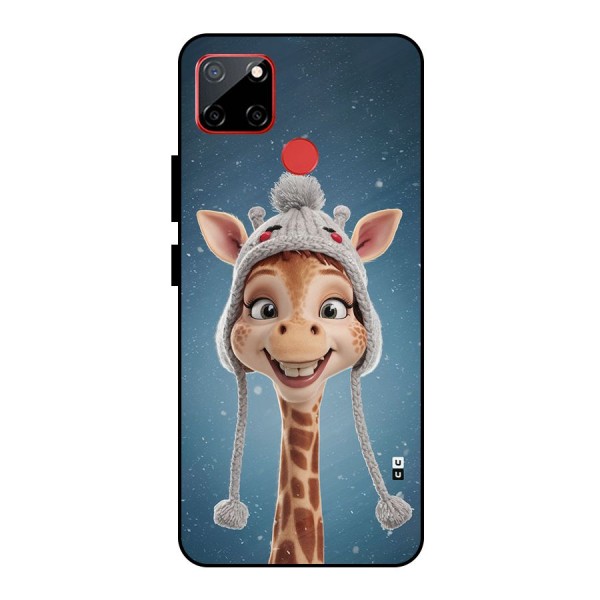 Funny Giraffe Metal Back Case for Realme C12