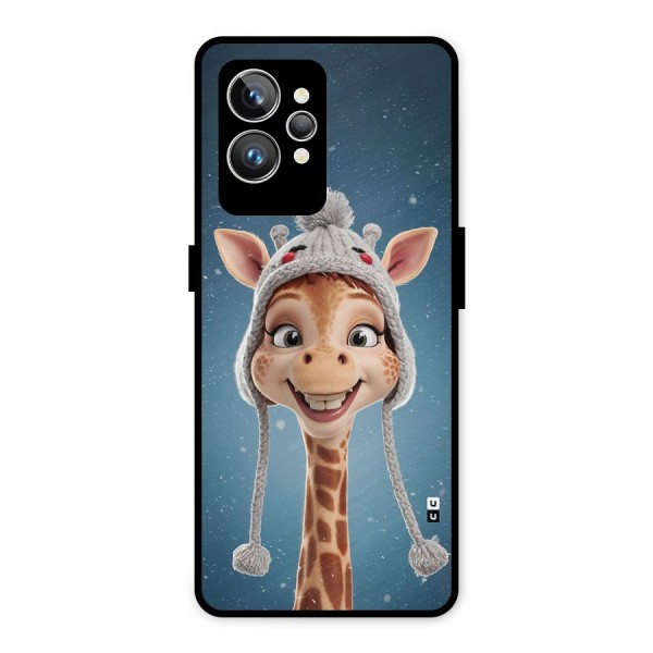 Funny Giraffe Metal Back Case for Realme GT2 Pro