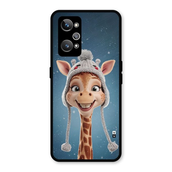 Funny Giraffe Metal Back Case for Realme GT 2