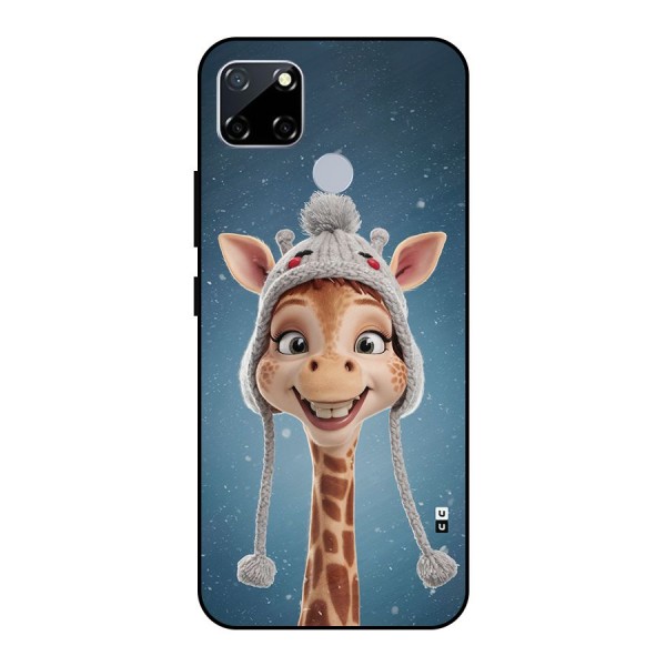 Funny Giraffe Metal Back Case for Realme Narzo 20