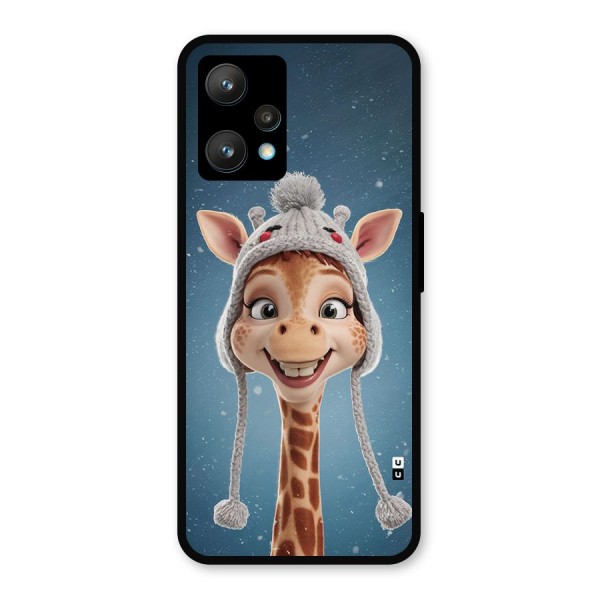 Funny Giraffe Metal Back Case for Realme Narzo 50 Pro