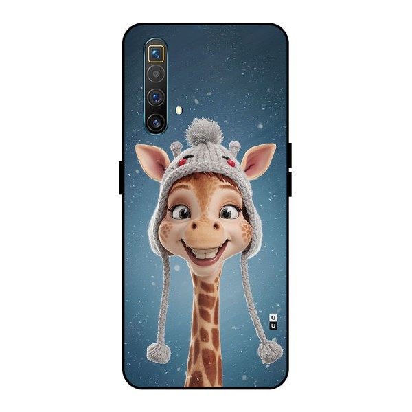 Funny Giraffe Metal Back Case for Realme X3 SuperZoom