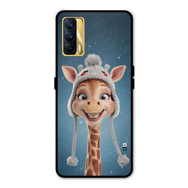 Funny Giraffe Metal Back Case for Realme X7