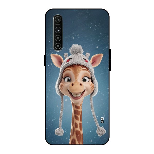 Funny Giraffe Metal Back Case for Realme XT