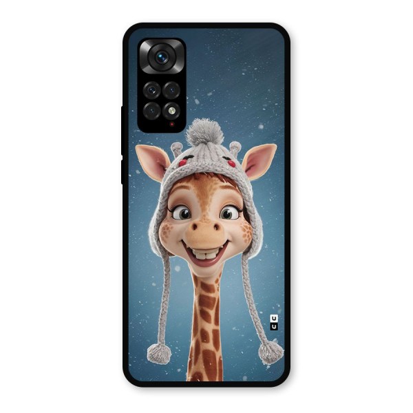 Funny Giraffe Metal Back Case for Redmi Note 11