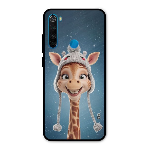 Funny Giraffe Metal Back Case for Redmi Note 8