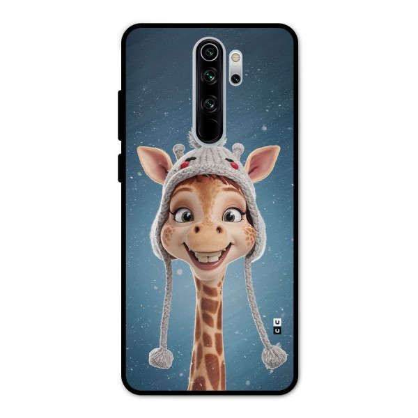 Funny Giraffe Metal Back Case for Redmi Note 8 Pro