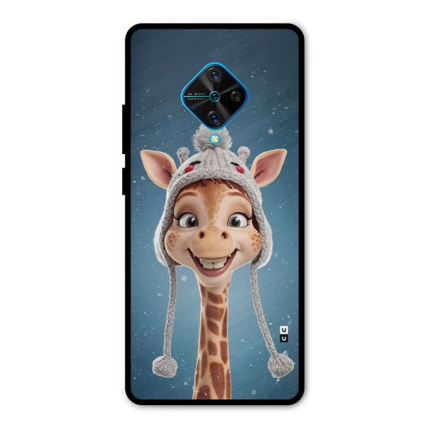 Funny Giraffe Metal Back Case for Vivo S1 Pro