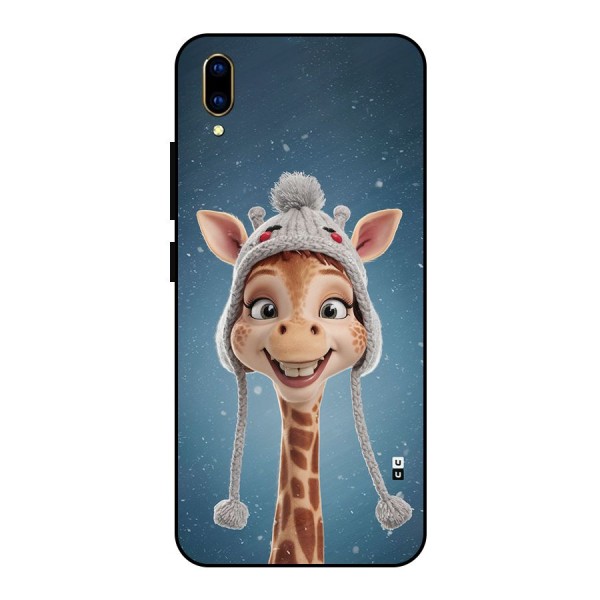 Funny Giraffe Metal Back Case for Vivo V11 Pro