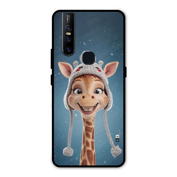 Funny Giraffe Metal Back Case for Vivo V15