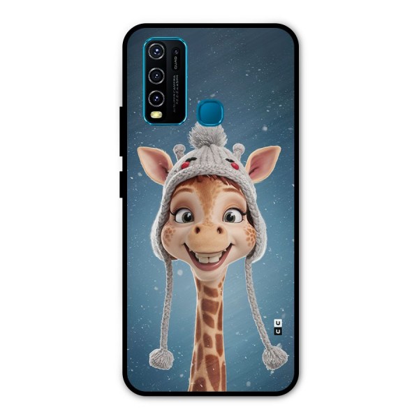 Funny Giraffe Metal Back Case for Vivo Y50