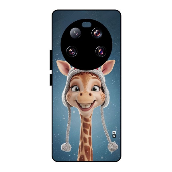 Funny Giraffe Metal Back Case for Xiaomi 13 Ultra